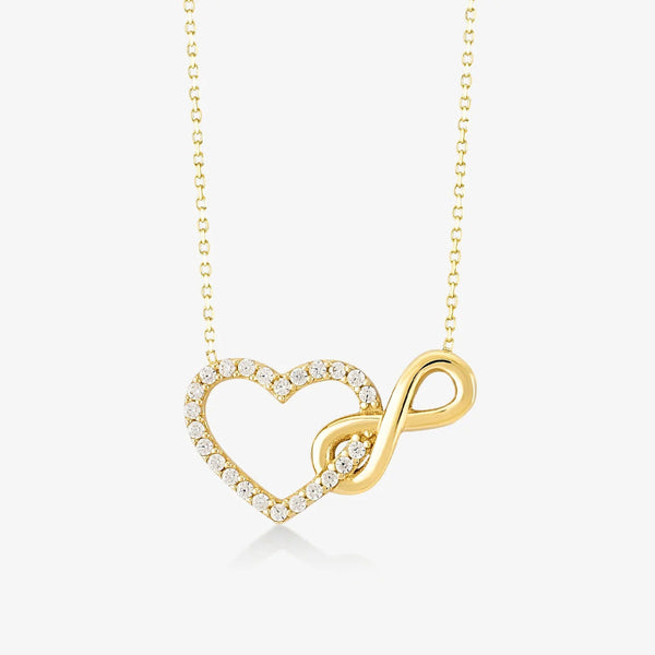Zirconia Heart Shape Pendant - Zafari Studio Jewelry